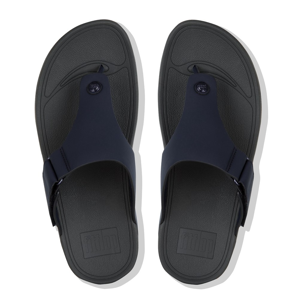 Fitflop Man Sandals Navy/Black - Trakk Ii Neoprene Toe-post - BG8635027